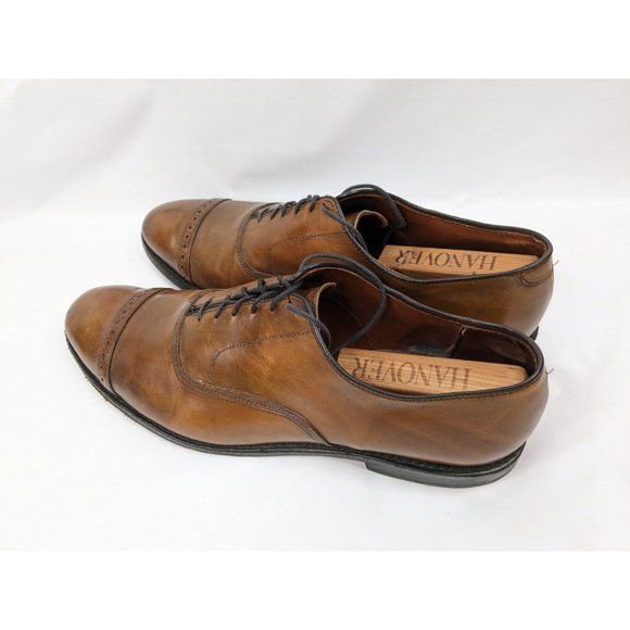 Allen Edmonds  Fifth Avenue Men\'s Leather Cap-Toe Oxfords 13 D Walnut  Brown main image 11